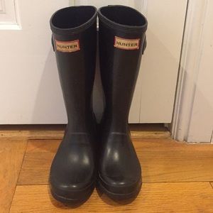 Hunter rain boots, kids size 3